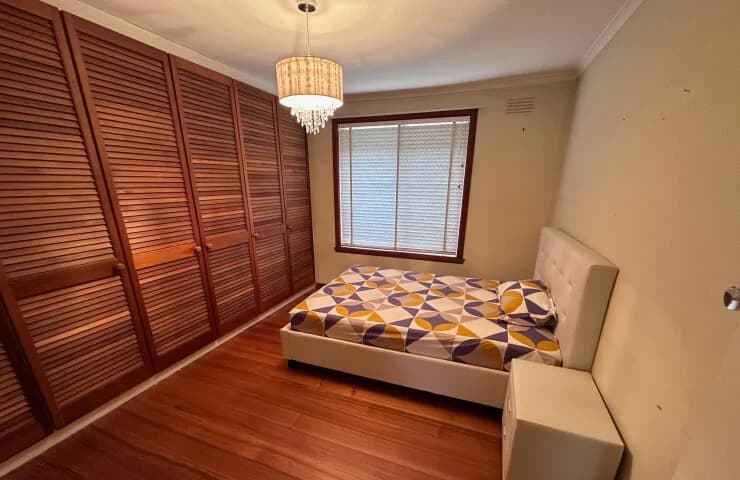 Bedroom at Careable's Heidelberg Heights supported living home