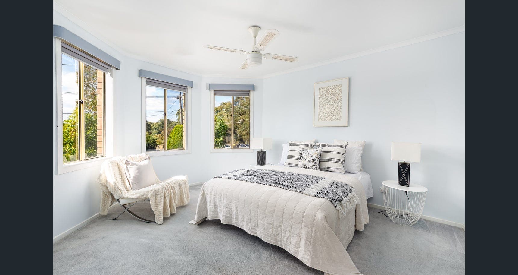 Bedroom at Careable's Macleod supported living home